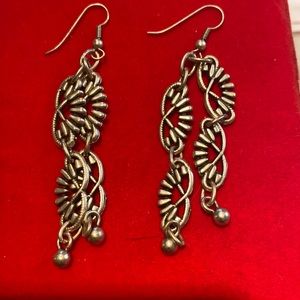 Dangling Silver Color Earrings from Turkey
